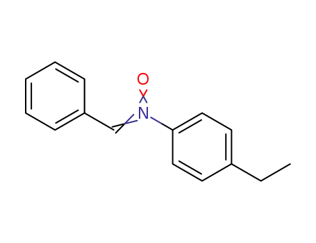 Molecular Structure of 42790-35-2 (N-(4-ethylphenyl)-N-[(1Z)-phenylmethylidene]amine oxide)