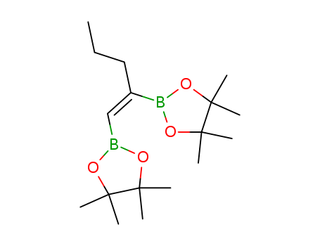 1,3,2-Dioxaborolane,2,2'-[(1Z)-1-propyl-1,2-ethenediyl]bis[4,4,5,5-tetramethyl- (9CI)