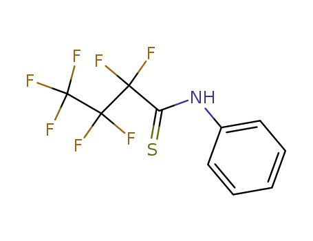 Molecular Structure of 61881-12-7 (Butanethioamide, 2,2,3,3,4,4,4-heptafluoro-N-phenyl-)