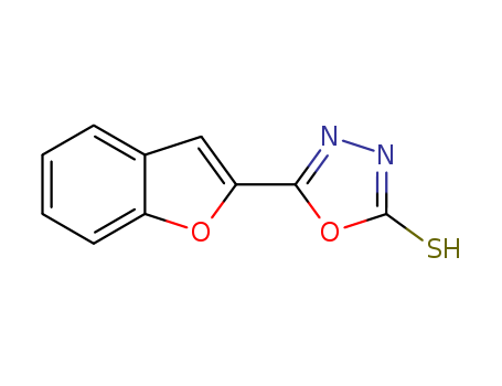 1,3,4-Oxadiazole-2(3H)-thione, 5-(2-benzofuranyl)-