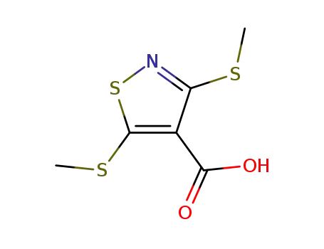 4-이소티아졸카르복실산, 3,5-비스(메틸티오)-