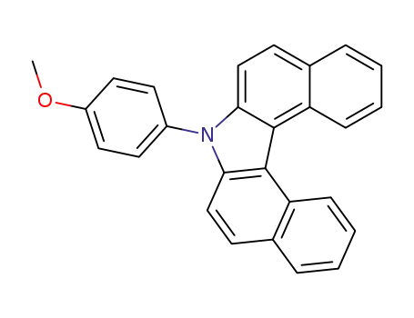 7-(4-methoxy-phenyl)-7<i>H</i>-dibenzo[<i>c</i>,<i>g</i>]carbazole