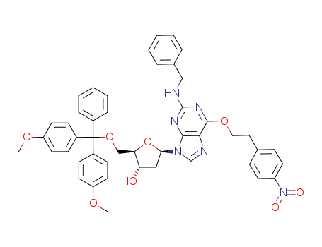 N<sup>2</sup>-benzyl-O<sup>6</sup>-(2-(4-nitrophenyl)ethyl)-5′-(4,4′-dimethoxytrityl)-2′-deoxyguanosine