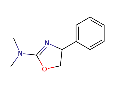 Molecular Structure of 34631-62-4 (N,N-dimethyl-4-phenyl-4,5-dihydrooxazol-2-amine)