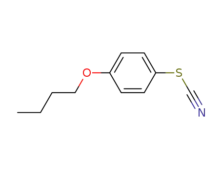 Molecular Structure of 14372-50-0 (1-butoxy-4-thiocyanatobenzene)