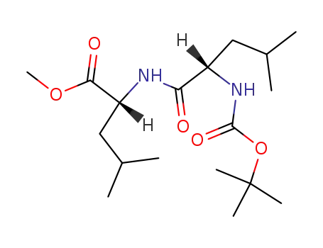 D-Leucine, N-[N-[(1,1-dimethylethoxy)carbonyl]-L-leucyl]-, methyl ester