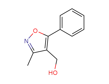 Molecular Structure of 113826-87-2 ((3-METHYL-5-PHENYL-4-ISOXAZOLYL)METHANOL)
