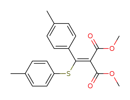 dimethyl (α-(p-tolylthio)-p-methylbenzylidene)malonate