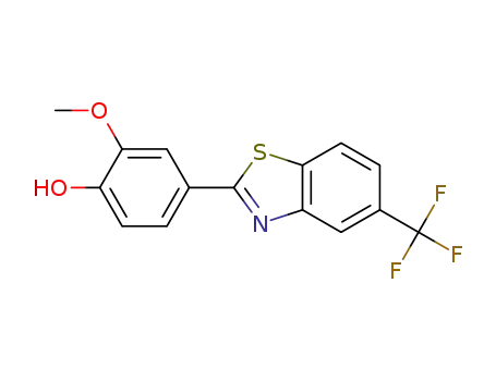 2-methoxy-4-[5-(trifluoromethyl)-1,3-benzothiazol-2-yl]phenol