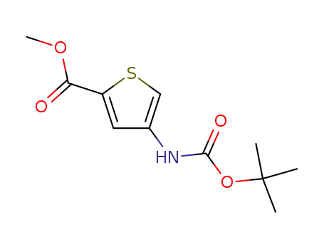 methyl 4-(tert-butyloxycarbonyl)aminothiophene-2-carboxylate
