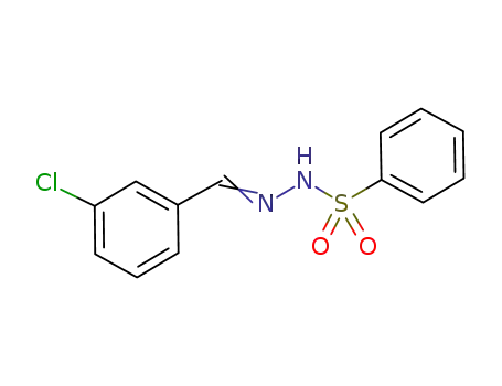 Molecular Structure of 63316-57-4 (Benzenesulfonic acid,2-[(3-chlorophenyl)methylene]hydrazide)