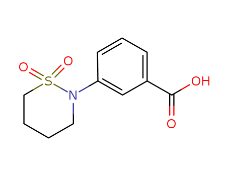 3-(1,1-DIOXO-1LAMBDA6-[1,2]THIAZINAN-2-YL)-BENZOIC ACID