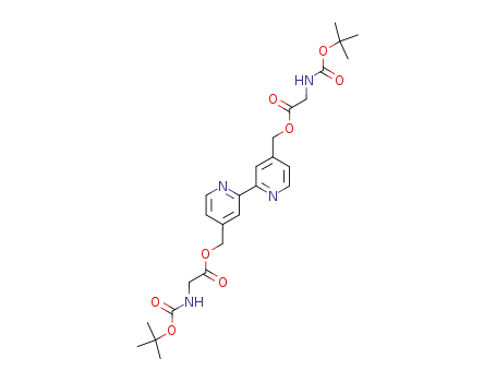 <i>tert</i>-butoxycarbonylamino-acetic acid 4'-<i>tert</i>-butoxycarbonylaminoacetoxymethyl-[2,2']bipyridinyl-4-ylmethyl ester
