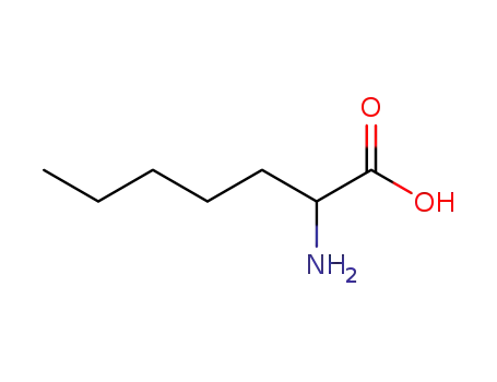 Molecular Structure of 1115-90-8 (2-AMINOHEPTANOIC ACID)