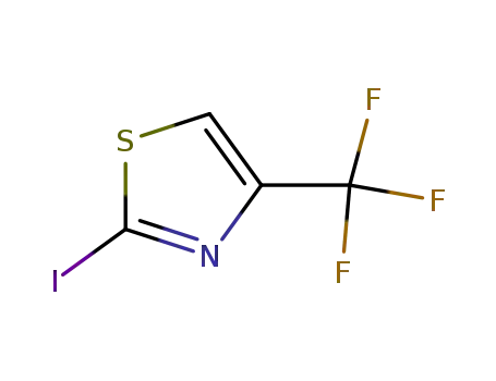 Molecular Structure of 864376-14-7 (Thiazole, 2-iodo-4-(trifluoromethyl)-)