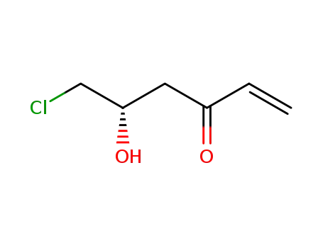 Molecular Structure of 161678-01-9 (1-Hexen-3-one, 6-chloro-5-hydroxy-, (5S)-)