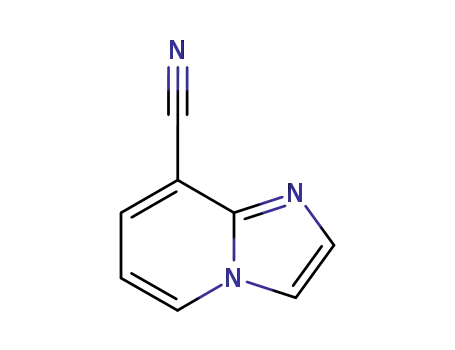 Molecular Structure of 136117-70-9 (Imidazo[1,2-a]pyridine-8-carbonitrile)