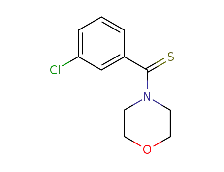 (3-chlorophenyl)-morpholino-methanethione