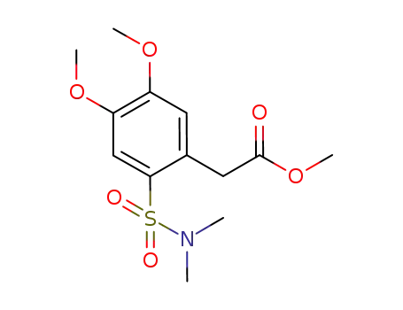 methyl 2-(2-(N,N-dimethylsulfamoyl)-4,5-dimethoxyphenyl)acetate