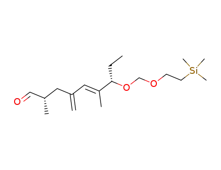 5-Nonenal,
2,6-dimethyl-4-methylene-7-[[2-(trimethylsilyl)ethoxy]methoxy]-,
(2S,5E,7S)-