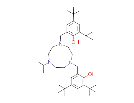 Phenol,
2,2'-[[hexahydro-7-(1-methylethyl)-1H-1,4,7-triazonine-1,4(5H)-diyl]bis(
methylene)]bis[4,6-bis(1,1-dimethylethyl)-