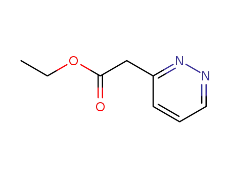 Molecular Structure of 1260885-52-6 (ethyl 2-(pyridazin-3-yl)acetate)