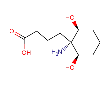 Cyclohexanebutanoic acid, 1-amino-2,6-dihydroxy-, (2R,6S)-rel- (9CI)