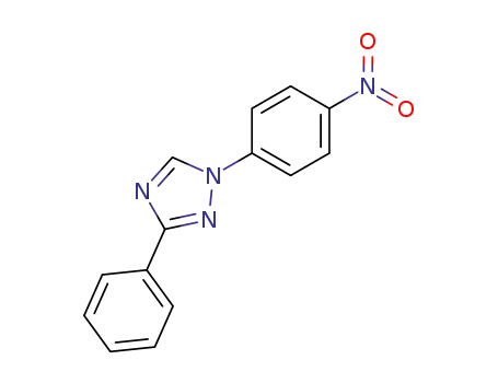 Molecular Structure of 89060-81-1 (1H-1,2,4-Triazole, 1-(4-nitrophenyl)-3-phenyl-)
