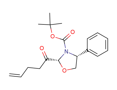 (2R,4R)-2'-pent-4'-enoyl-4-phenyloxazolidine-3-carboxylic acid tert-butyl ester