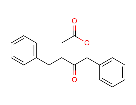 2-Oxo-1,4-diphenylbutyl acetate