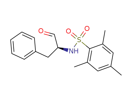 N-((S)-1-Formyl-2-phenyl-ethyl)-2,4,6-trimethyl-benzenesulfonamide