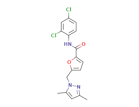 N-(2,4-dichlorophenyl)-5-[(3,5-dimethyl-1H-pyrazol-1-yl)methyl]-2-furamide