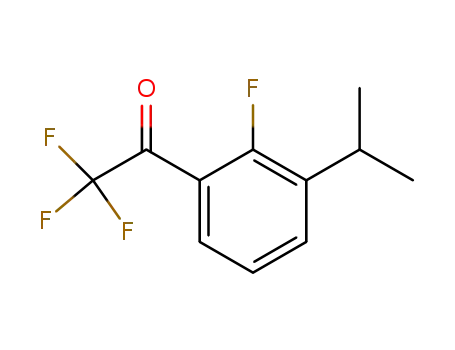 2,2,2-trifluoro-1-(2-fluoro-3-isopropylphenyl)ethan-1-one