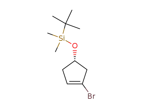 Silane, [(3-bromo-3-cyclopenten-1-yl)oxy](1,1-dimethylethyl)dimethyl-,
(S)-