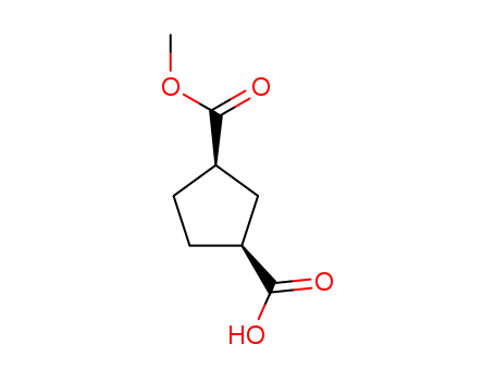 (1S,3R)-cis-3-(Methoxycarbonyl)cyclopentane-1-carboxylic acid, 97%