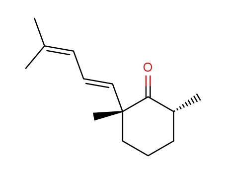 (2R,6R)-2,6-Dimethyl-2-((E)-4-methyl-penta-1,3-dienyl)-cyclohexanone