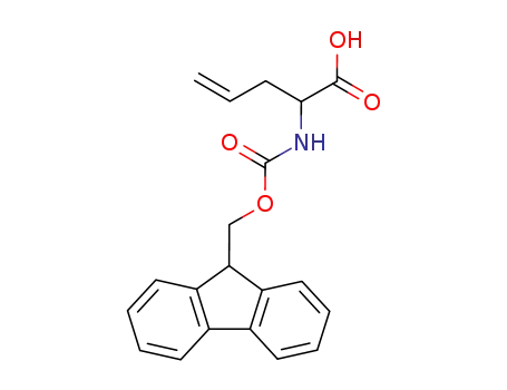 Molecular Structure of 221884-63-5 (FMOC-DL-2-AMINO-4-PENTENOIC ACID)