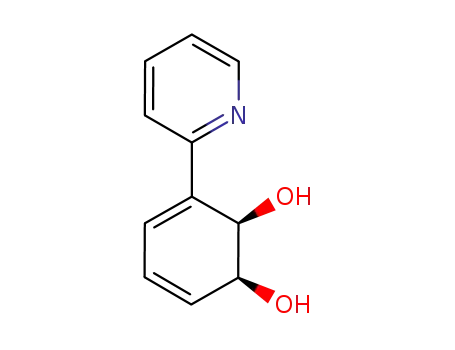 Molecular Structure of 1100595-75-2 ((+)-(1S,2R)-1,2-dihydroxy-3-(2'-pyridyl)cyclohexa-3,5-diene)