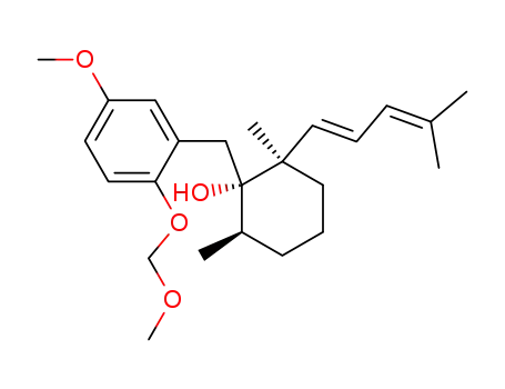 (1S,2R,6R)-1-(5-Methoxy-2-methoxymethoxy-benzyl)-2,6-dimethyl-2-((E)-4-methyl-penta-1,3-dienyl)-cyclohexanol