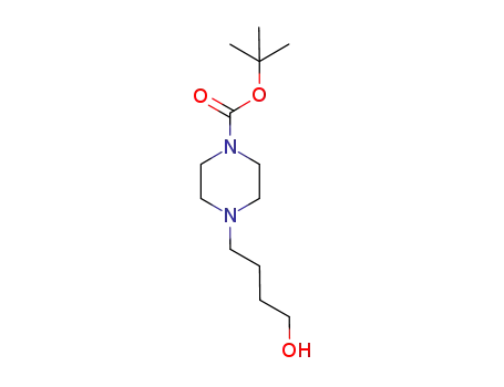 Molecular Structure of 1155269-82-1 (tert-butyl 4-(4-hydroxybutyl)piperazine-1-carboxylate)