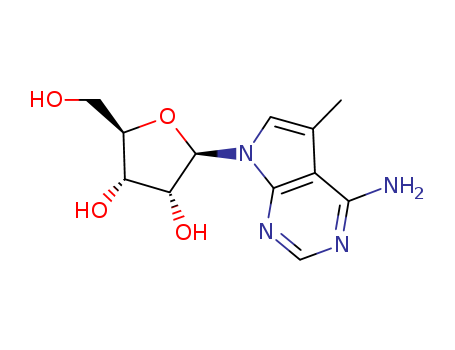 7H-Pyrrolo[2,3-d]pyrimidin-4-amine,5-methyl-7-b-D-ribofuranosyl- cas  64609-53-6