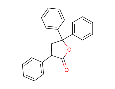 Molecular Structure of 22286-86-8 (3,5,5-triphenyldihydrofuran-2(3H)-one)