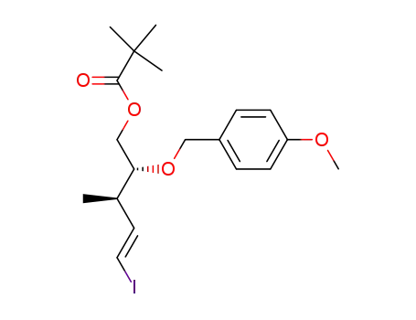 2,2-Dimethyl-propionic acid (E)-(2R,3R)-5-iodo-2-(4-methoxy-benzyloxy)-3-methyl-pent-4-enyl ester