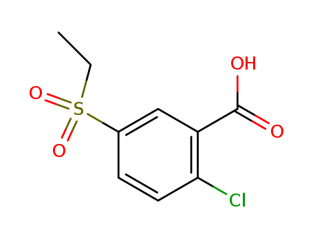 Benzoic acid, 2-chloro-5-(ethylsulfonyl)-