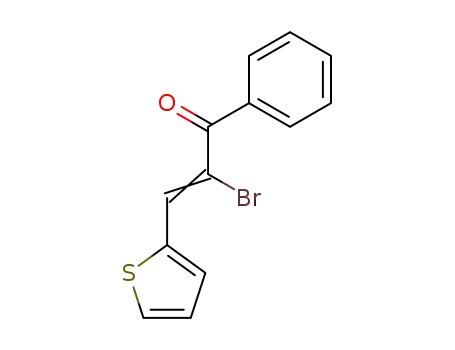 2-Propen-1-one, 2-bromo-1-phenyl-3-(2-thienyl)-