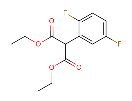 Molecular Structure of 247170-23-6 (DIETHYL 2,5-DIFLUOROPHENYLMALONATE)