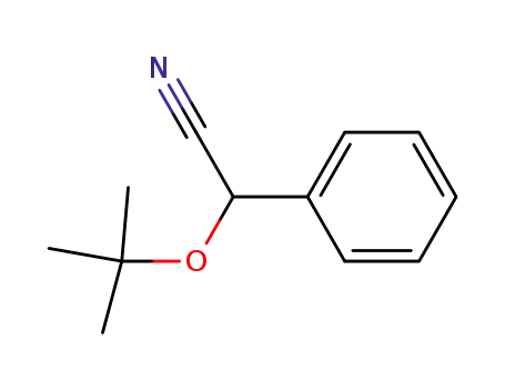 Molecular Structure of 39696-83-8 (α-tert-Butoxyphenylacetonitril)