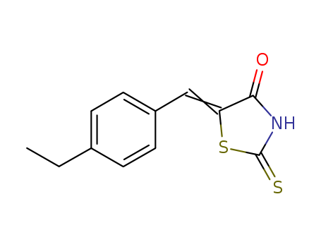 (Z,E)-5-(4-ETHYLBENZYLIDINE)-2-THIOXOTHIAZOLIDIN-4-ONE