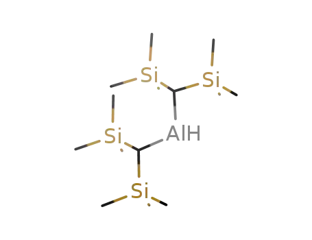 Molecular Structure of 344451-62-3 (Aluminum, bis[bis(trimethylsilyl)methyl]hydro-)