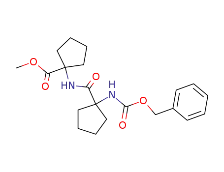 1-(1-Benzyloxycarbonylamino-cyclopentylcarbonylamino)-cyclopentan-carbonsaeure-<sup>(1)</sup>-methylester